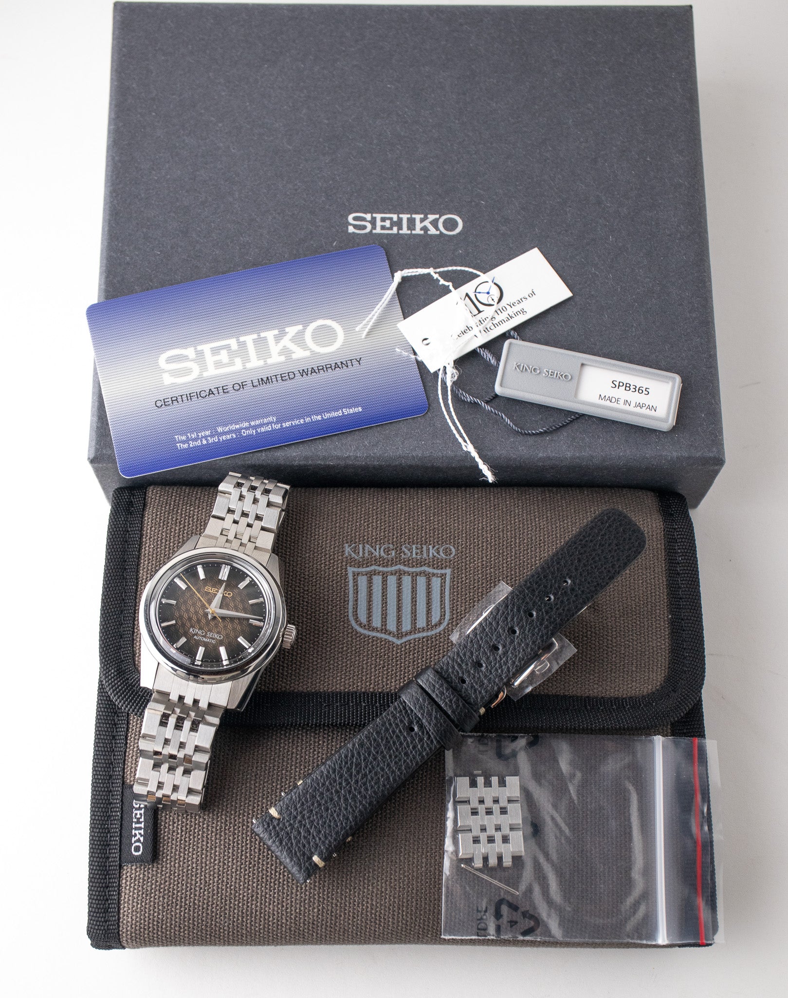 King Seiko Watchmaking 110th Anniversary SPB365