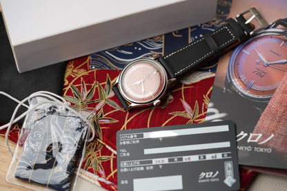 Kurono Tokyo Toki Anniversary Salmon Dial