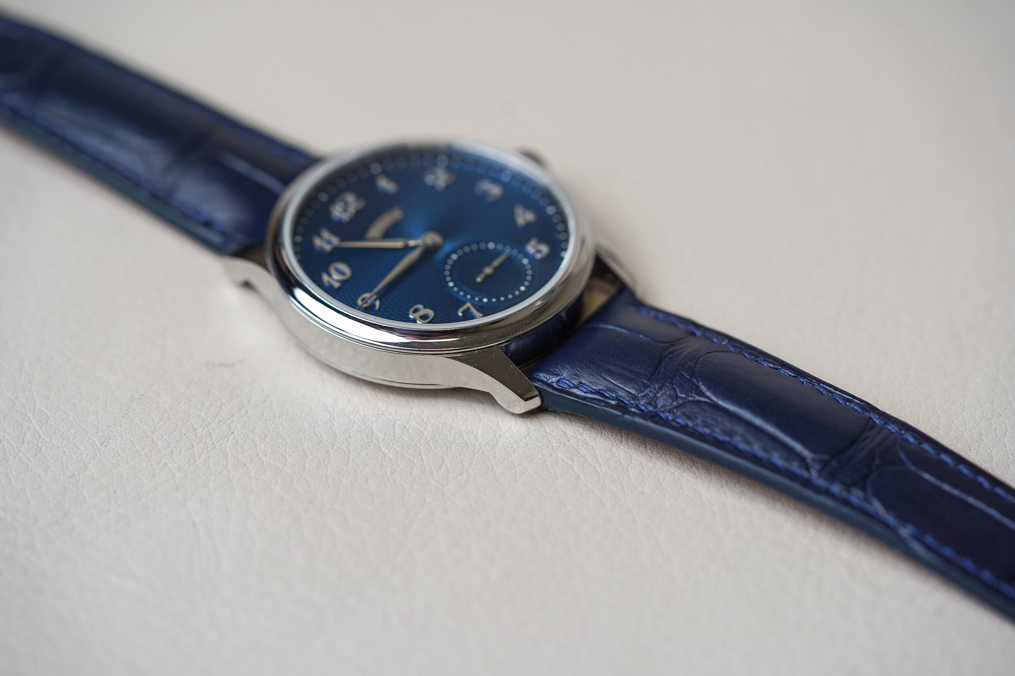 Laine Torsti Blue Guilloche V38