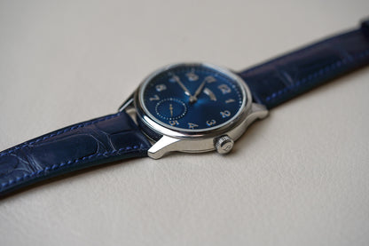 Laine Torsti Blue Guilloche V38