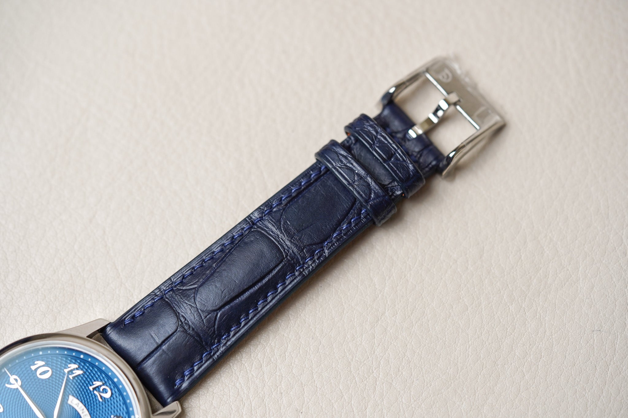 Laine Torsti Blue Guilloche V38
