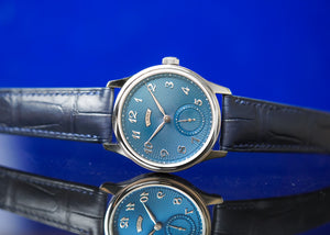 Laine Torsti Blue Guilloche V38