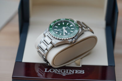 Longines Hydroconquest 39mm Green L3.779.4.06.6