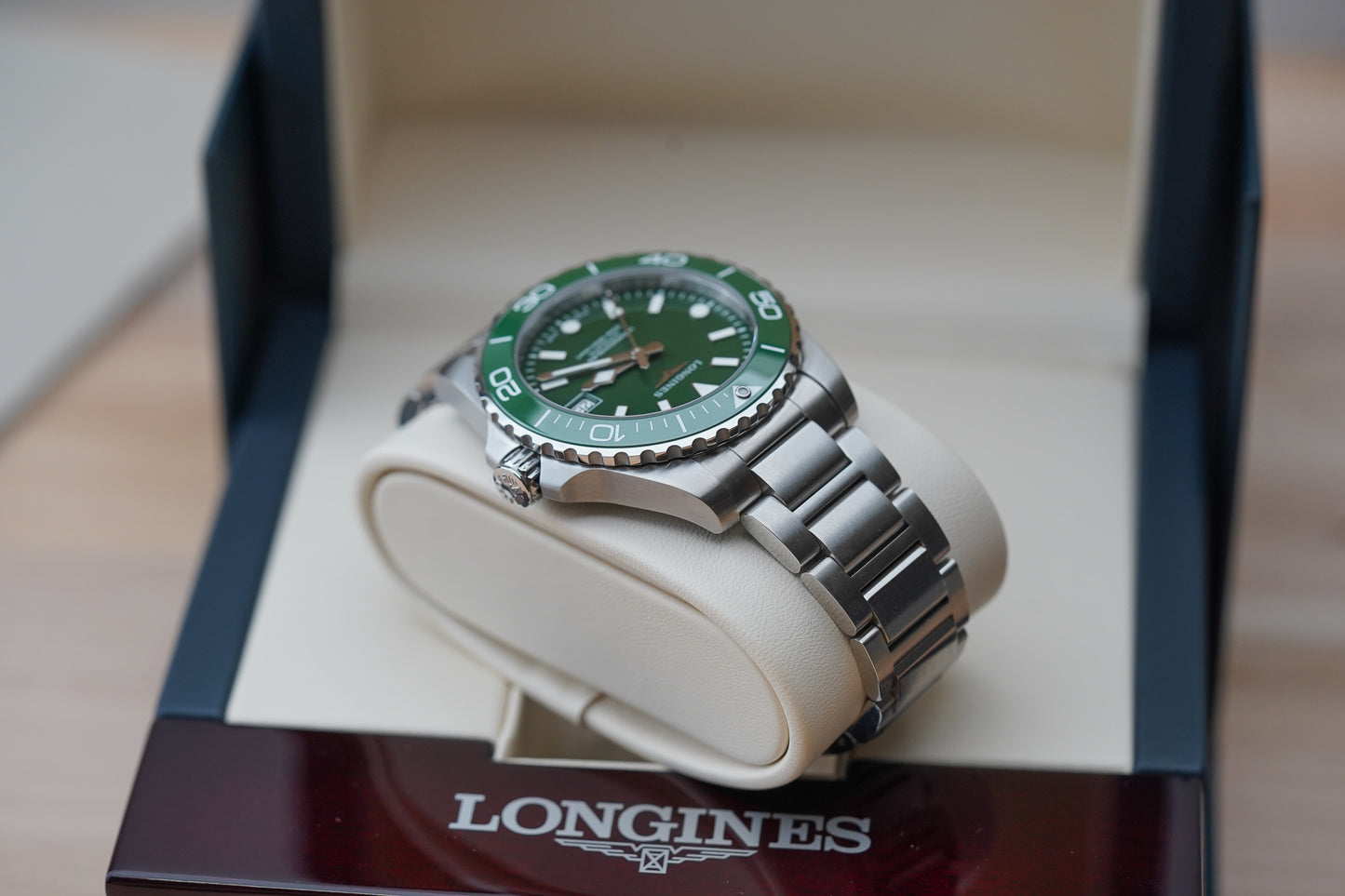 Longines Hydroconquest 39mm Green L3.779.4.06.6