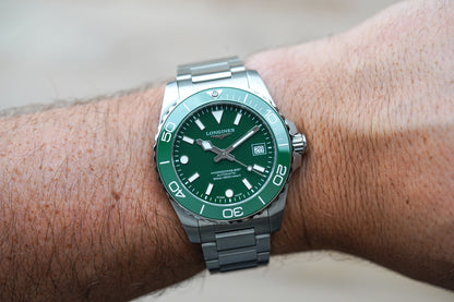 Longines Hydroconquest 39mm Green L3.779.4.06.6