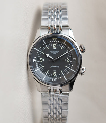 Longines Legend Diver 39mm Grey L3.764.4.99.6