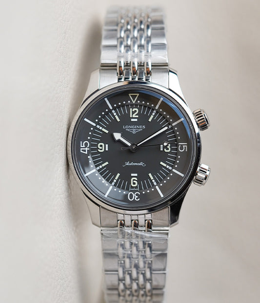 Longines Legend Diver 39mm Grey L3.764.4.99.6