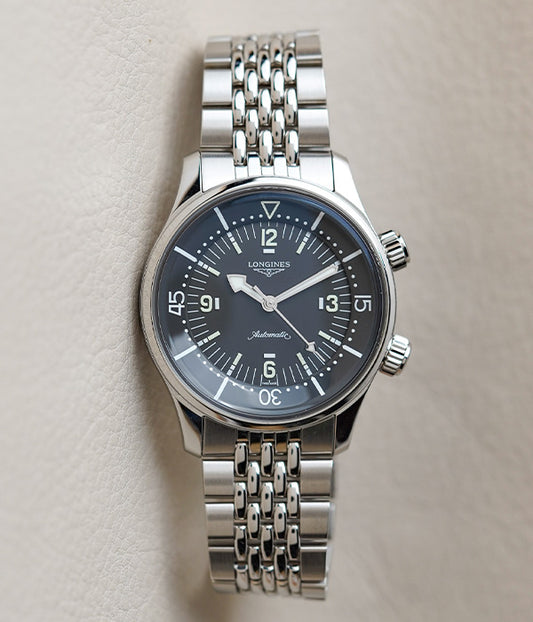 Longines Legend Diver 39mm Grey L3.764.4.99.6