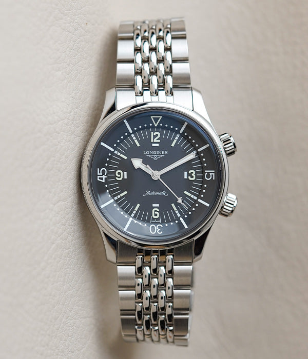 Longines Legend Diver 39mm Grey L3.764.4.99.6