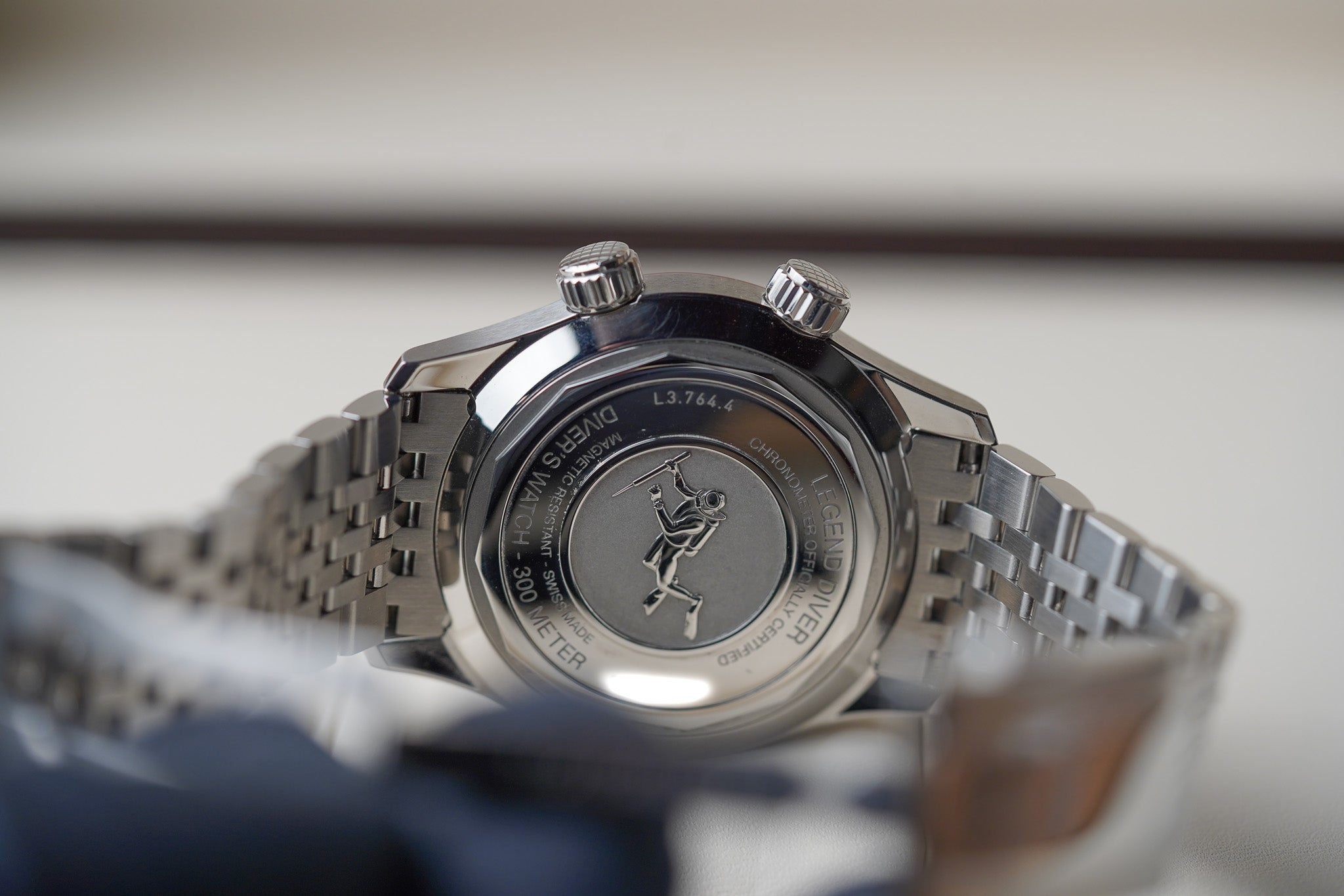 Longines Legend Diver 39mm Grey L3.764.4.99.6
