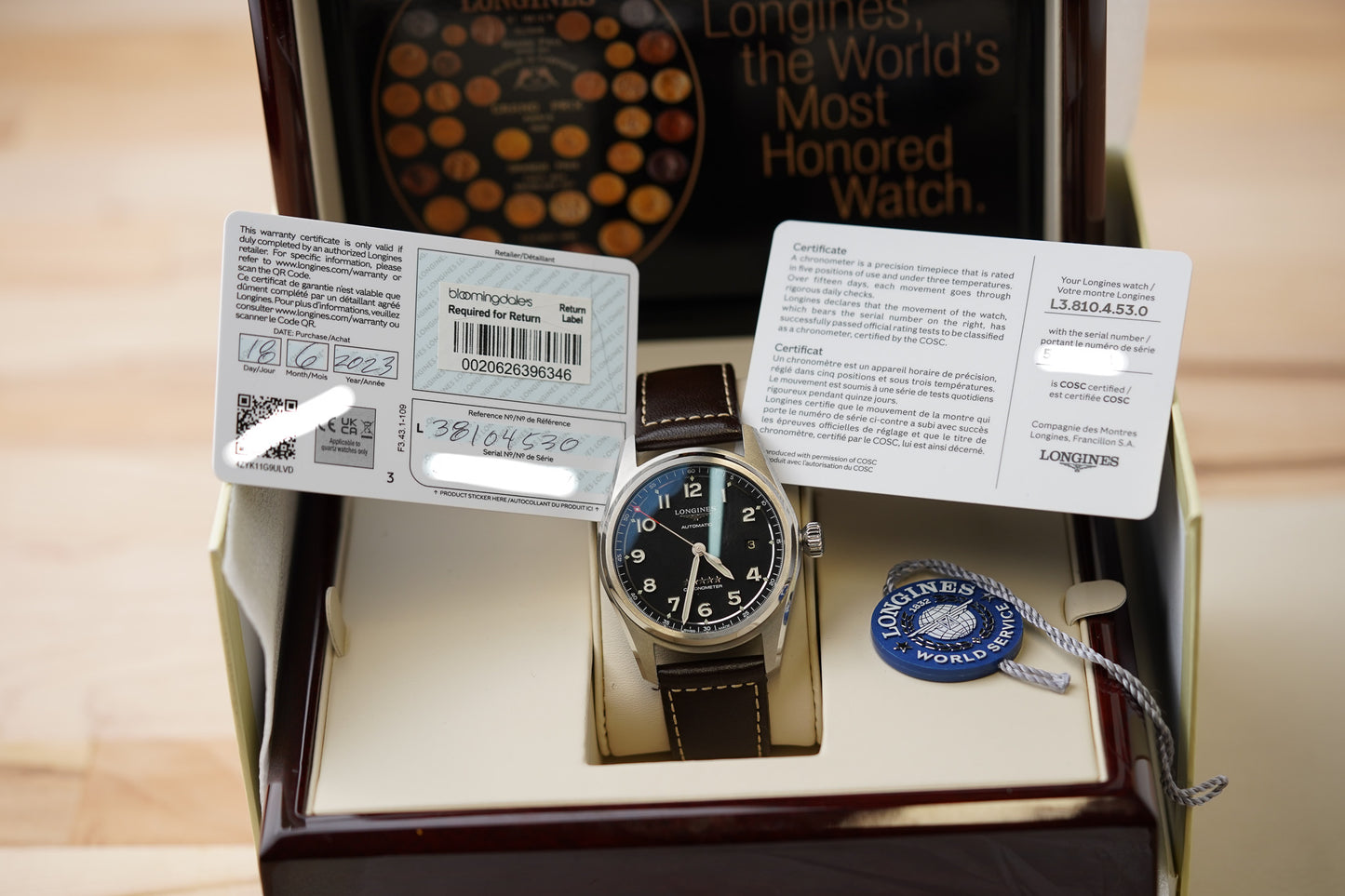 Longines Spirit Black Dial L3.810.4