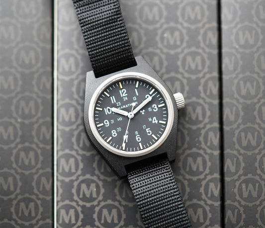 Marathon 34mm Black GPM Standard-Issue Field Mechanical Tritium Type II WW194003BK-0101