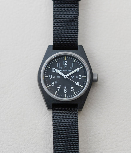 Marathon 34mm Black GPM Standard-Issue Field Mechanical Tritium Type II WW194003BK-0101