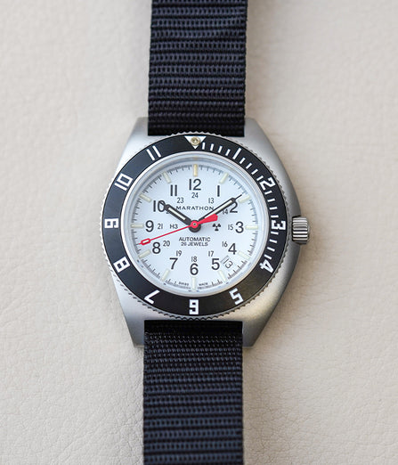 Marathon 41mm Pilot's Automatic SSNAV-D Arctic Tritium Type II WW194030SS-0501