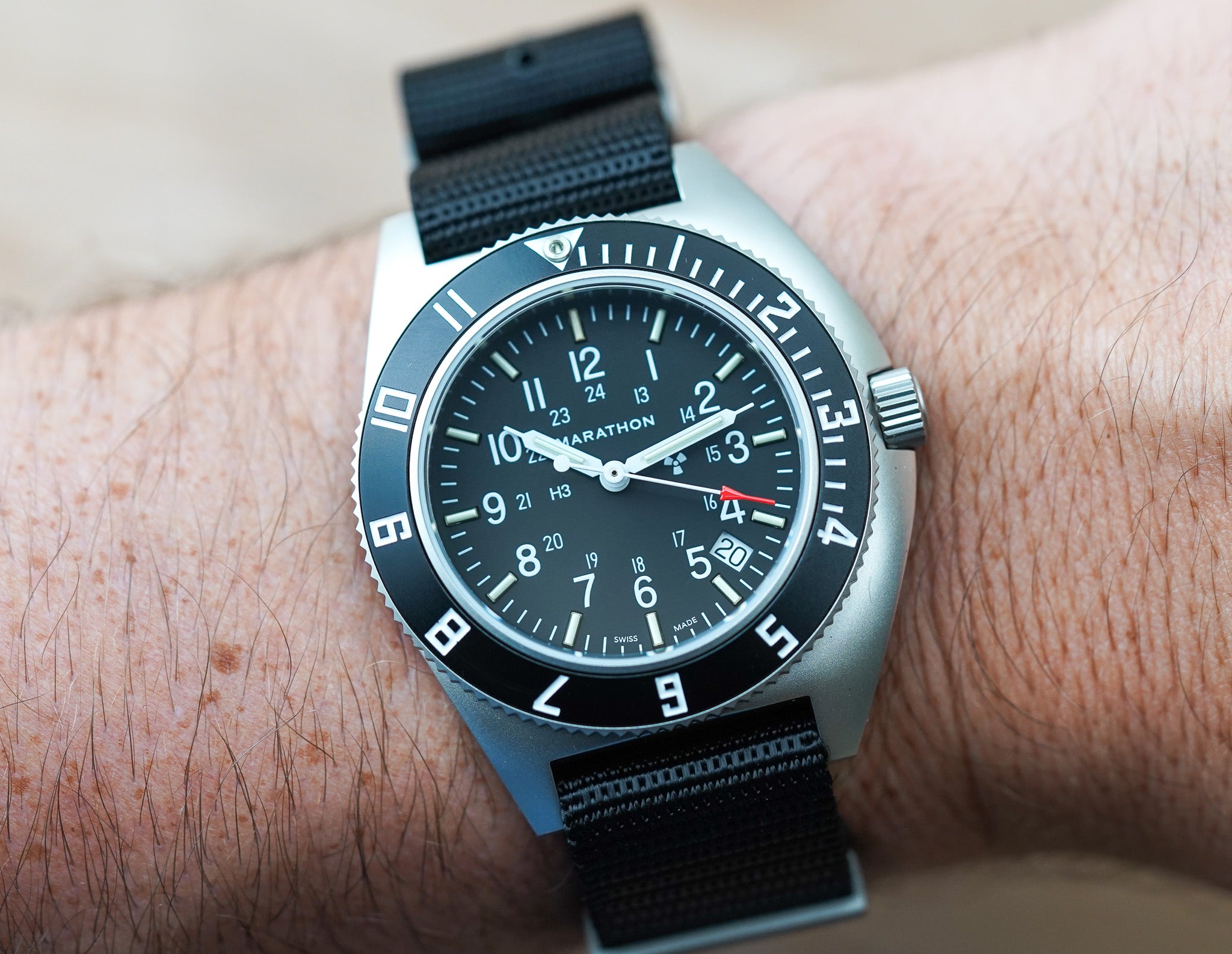 Marathon 41mm Pilot's Quartz SSNAV-D Standard-Issue Tritium Type