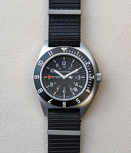 Marathon 41mm Pilot's Quartz SSNAV-D Standard-Issue Tritium Type II WW194013SS-0103