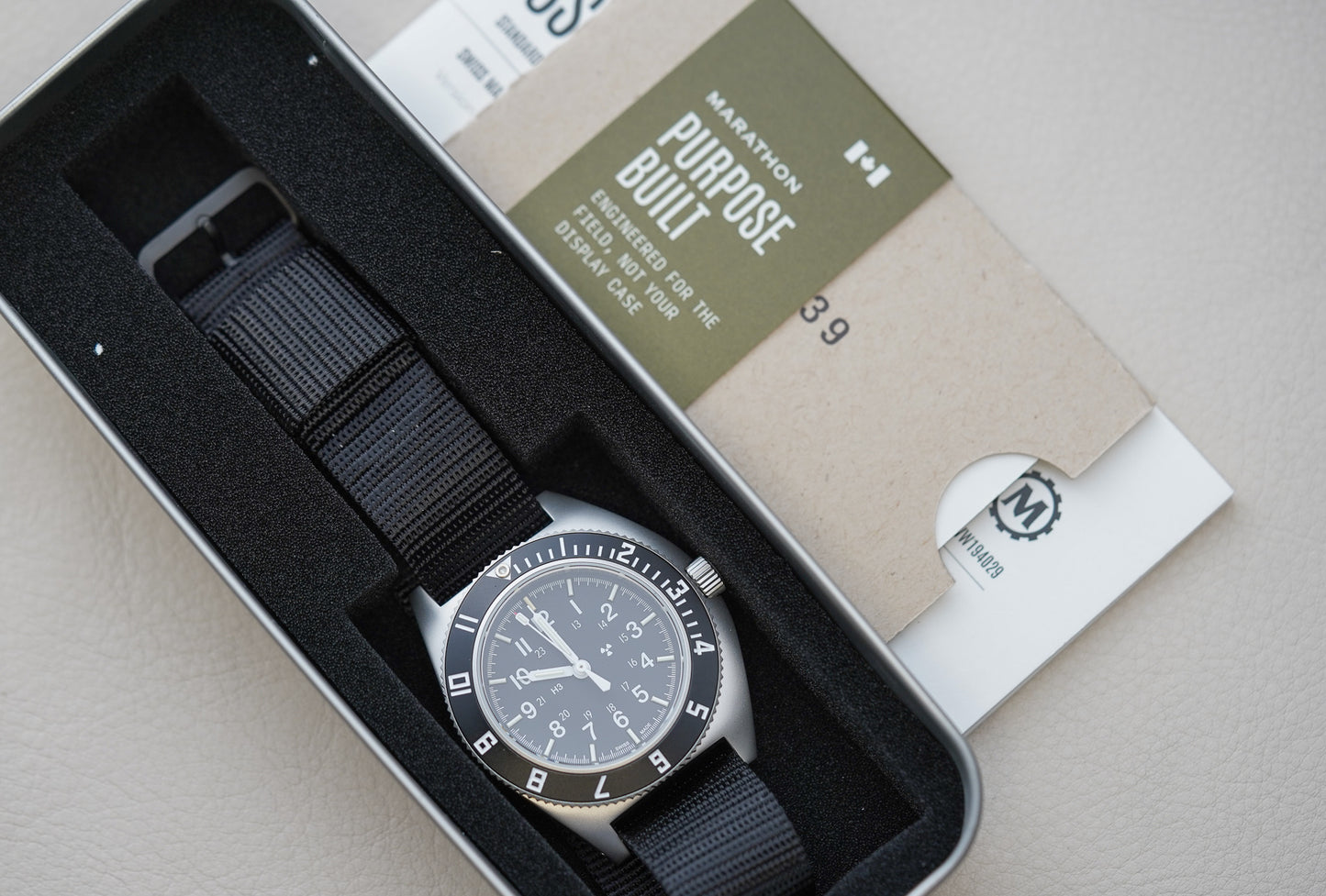 Marathon 41mm Pilot's SSNAV Auto Standard-Issue Tritium Type II WW194029SS-0801