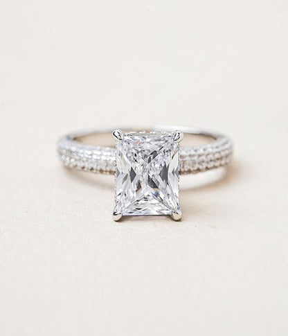 Micro Pave Engagement Ring