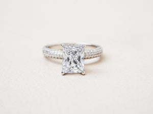 Micro Pave Engagement Ring