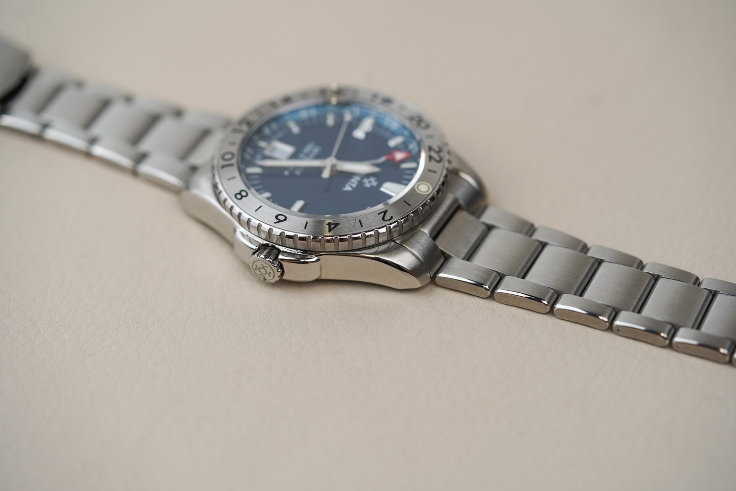 Monta Skyquest GMT Blue Dial Steel Bezel M67BCCLT24ST
