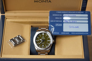 Monta Triumph Green Dial