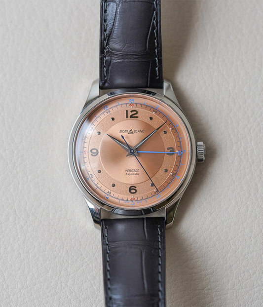 Montblanc Heritage GMT Salmon Dial MB119950