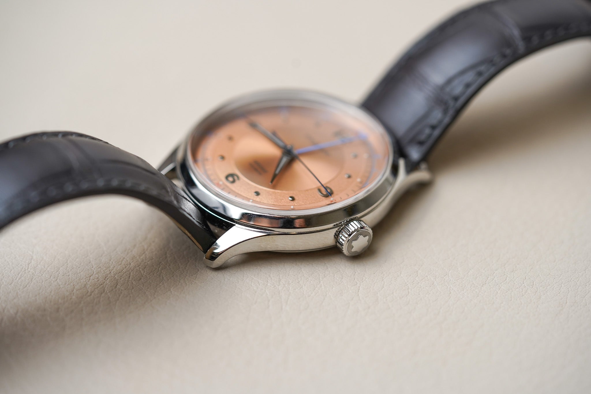 Montblanc Heritage GMT Salmon Dial MB119950