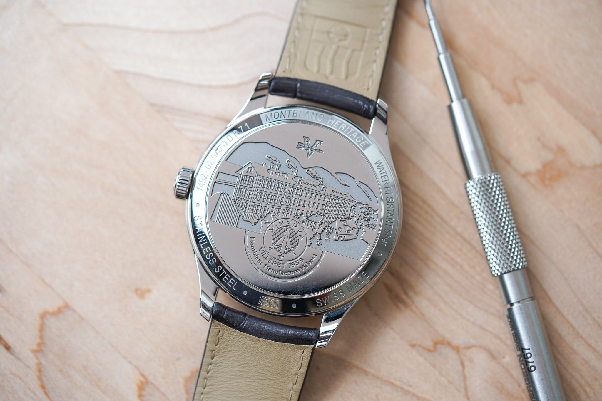 Montblanc Heritage GMT Salmon Dial MB119950