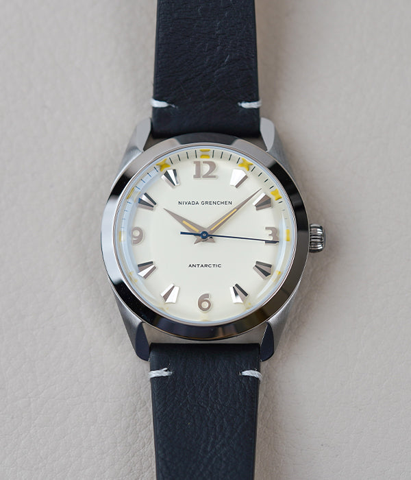 Nivada Grenchen Antarctic 38mm Eggshell Beige Luminova 32080A15