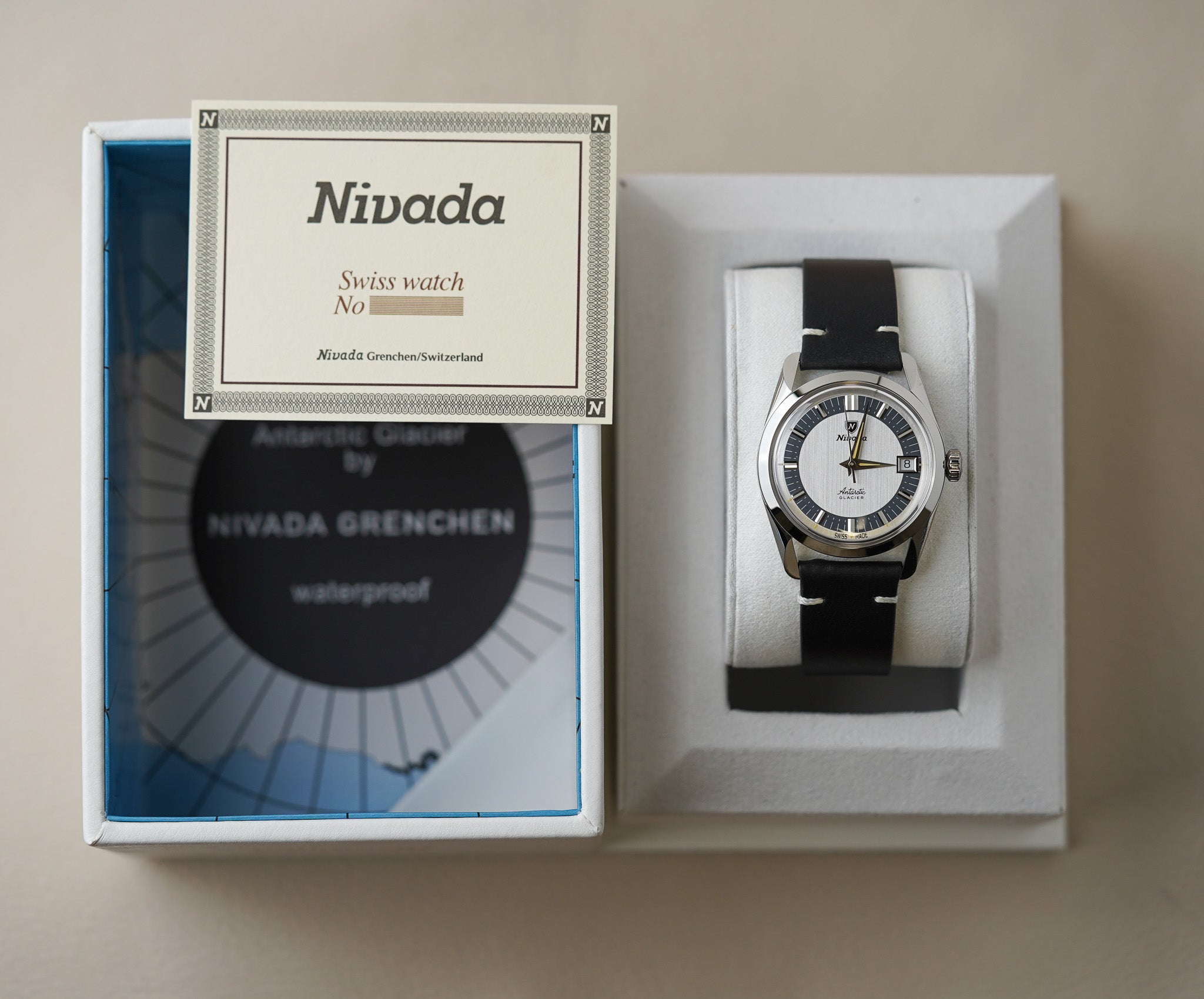 Nivada Grenchen Antarctic Glacier 35mm 35020M15