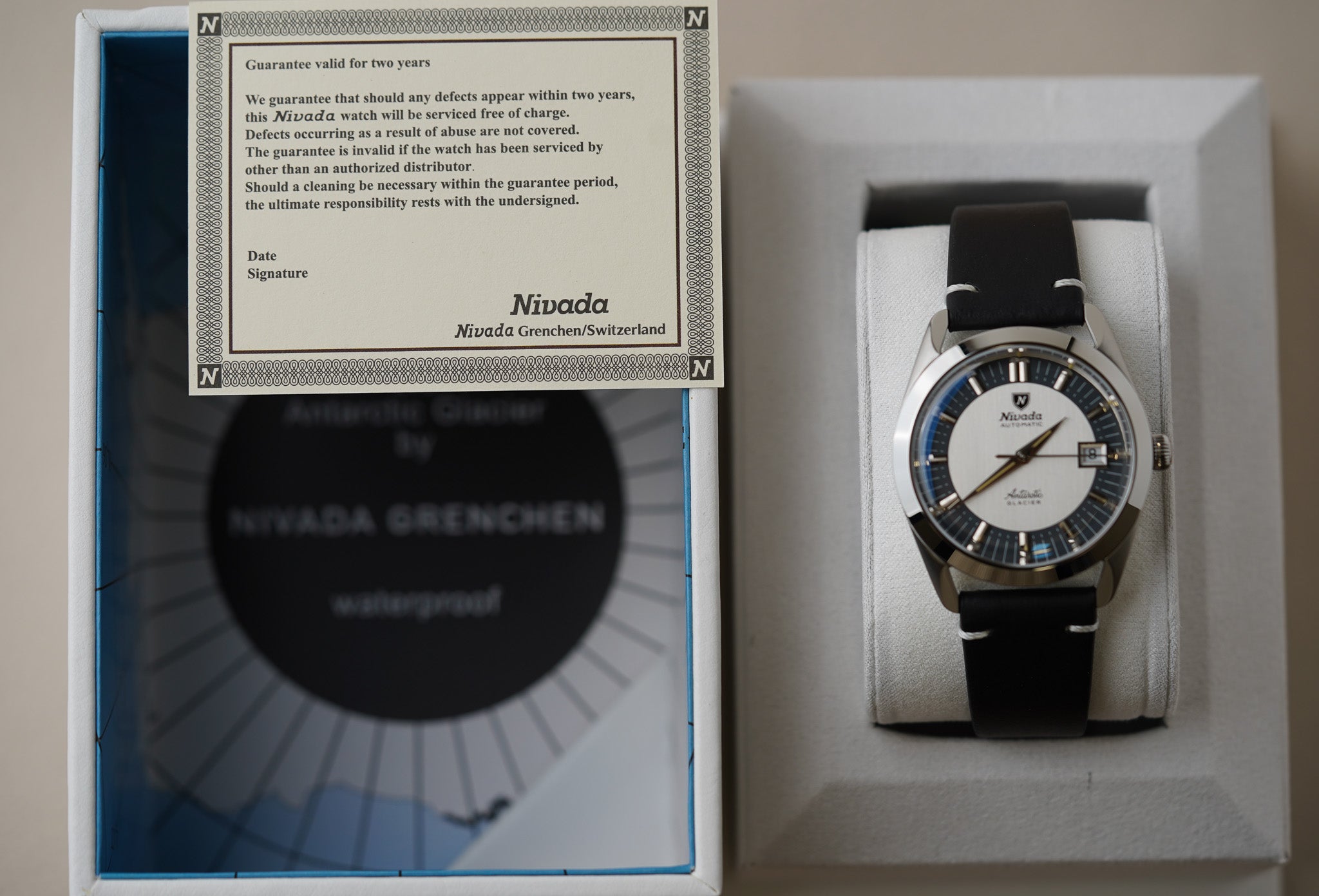 Nivada Grenchen Antarctic Glacier 38mm 32063A15