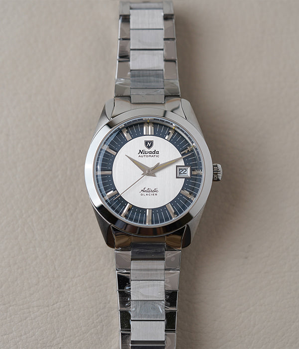 Nivada Grenchen Antarctic Glacier 38mm Flat Link 32063A20