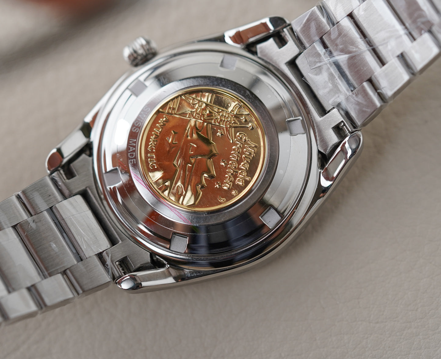 Nivada Grenchen Antarctic Glacier 38mm Flat Link 32063A20