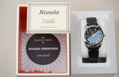 Nivada Grenchen Antarctic Spider Black 38mm 32072A15
