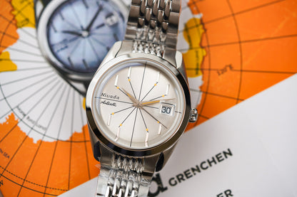 Nivada Grenchen Antarctic Spider Silver Dial BOR 32023A04