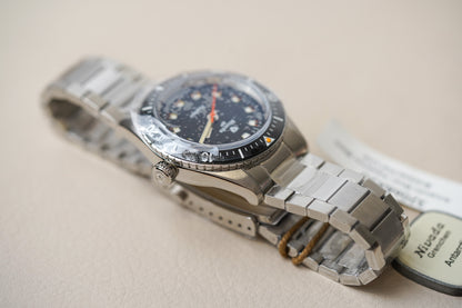 Nivada Grenchen Aquamar Black Flat Link Bracelet 32068A20