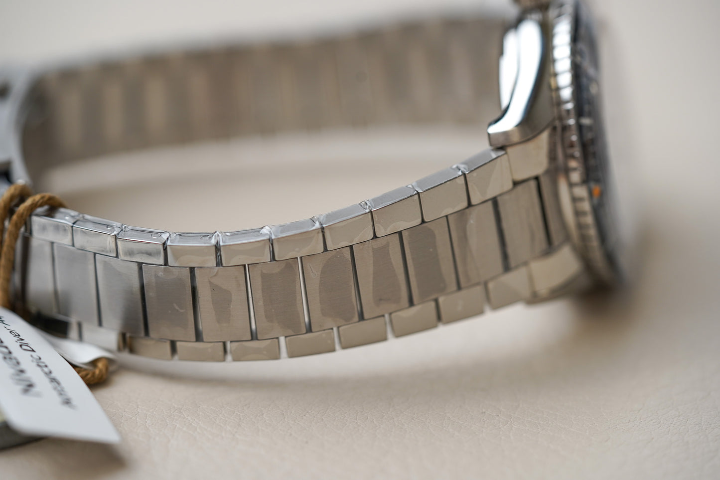 Nivada Grenchen Aquamar Black Flat Link Bracelet 32068A20