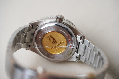 Nivada Grenchen Aquamar Black Flat Link Bracelet 32068A20