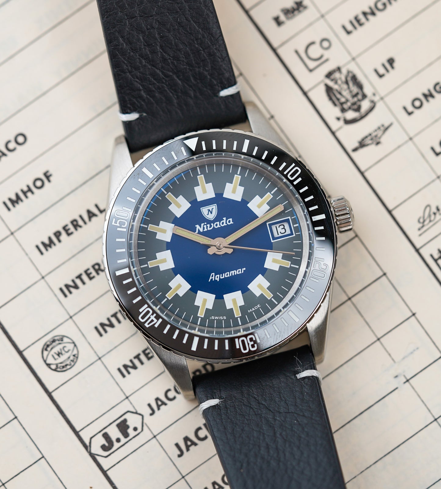 Nivada Grenchen Aquamar Vintage 32062A15