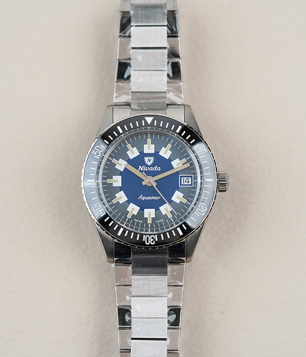 Nivada Grenchen Aquamar Vintage Flat Link 32062A20