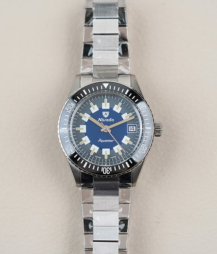 Nivada Grenchen Aquamar Vintage Flat Link 32062A20