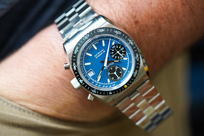 Nivada Grenchen Autochron Blue Limited Edition 77003A45