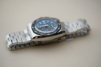Nivada Grenchen Autochron Mecaquartz Blue 77005Q45