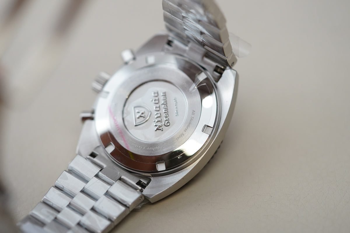 Nivada Grenchen Autochron Mecaquartz Orange 77004Q45