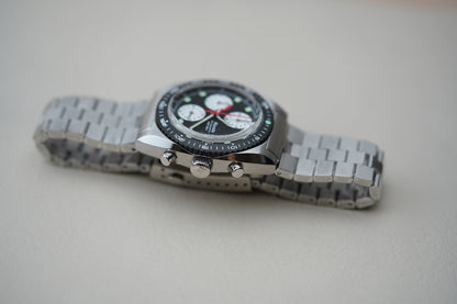 Nivada Grenchen Autochron Mecaquartz Reverse Panda 77007Q45