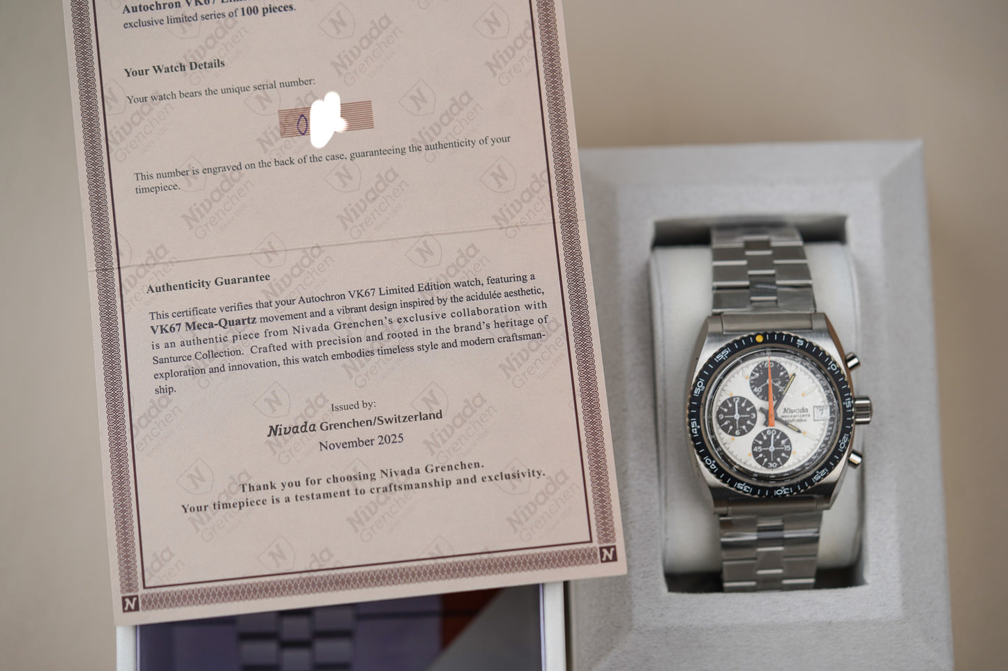 Nivada Grenchen Autochron Panda X Santurce Co 77003Q45