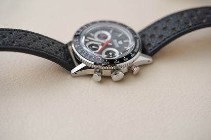 Nivada Grenchen Chronoking MecaQuartz Racing Black INTER BEZEL 87048Q10