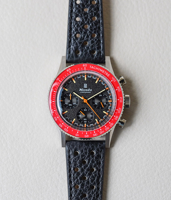 Nivada Grenchen Chronoking MecaQuartz Tachymeter INTER BEZEL 87040Q10