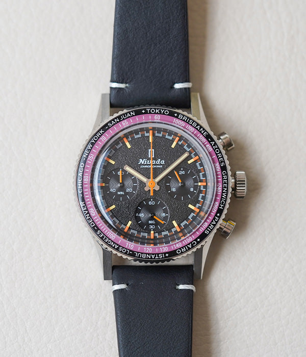 Nivada Grenchen Chronoking MecaQuartz Tachymeter INTER BEZEL 87042Q15