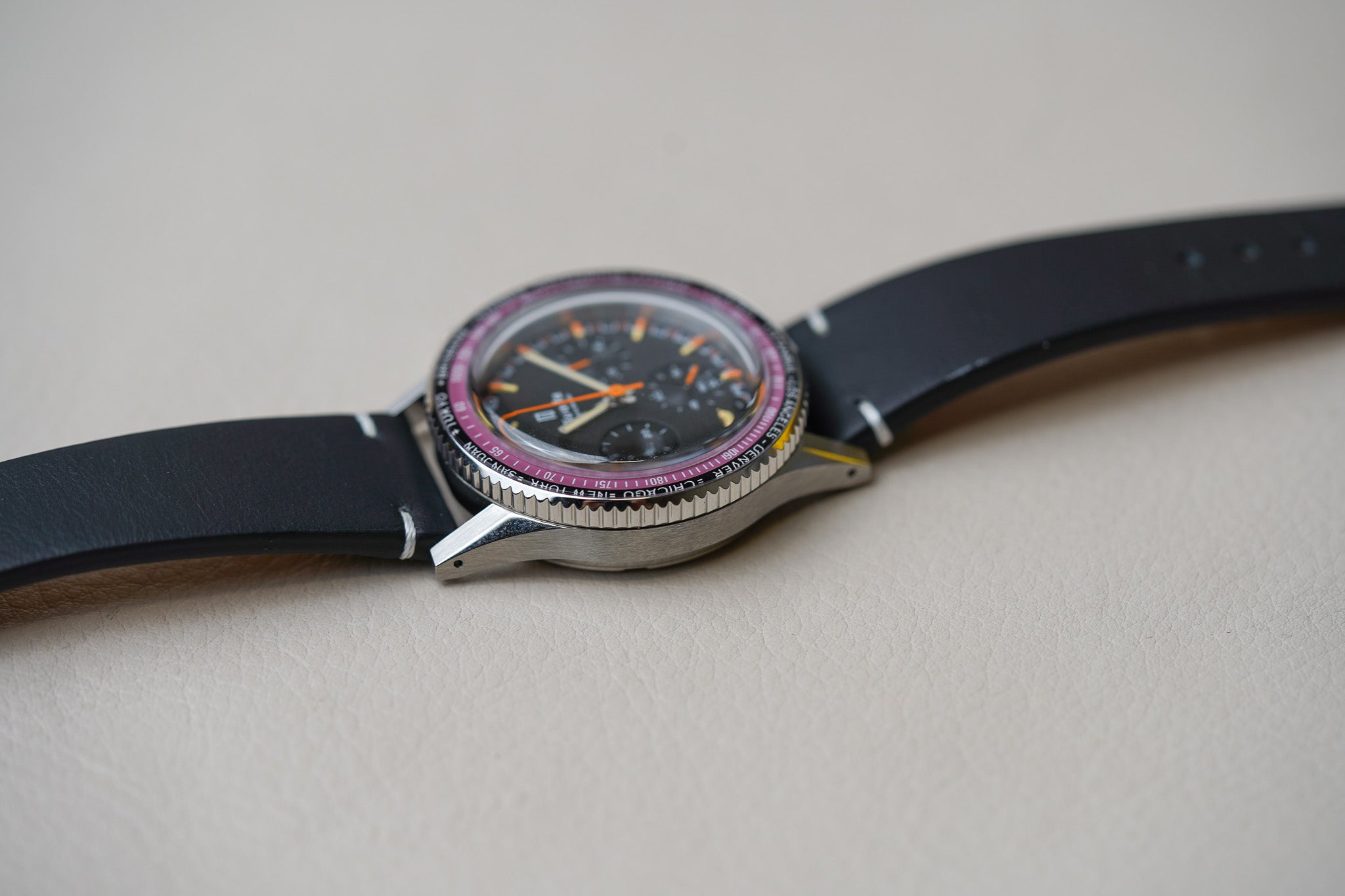 Nivada Grenchen Chronoking MecaQuartz Tachymeter INTER BEZEL 87042Q15